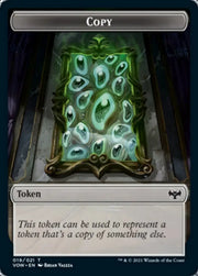 Copy // Human (010) Double-Sided Token [Innistrad: Crimson Vow Tokens] - MTG Single