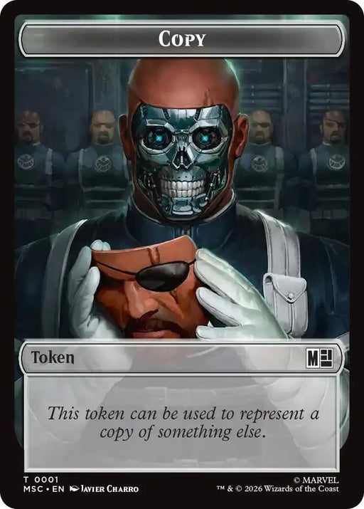 Copy // Rogue Double-Sided Token (1 // 9) [Marvel Super Heroes Commander]