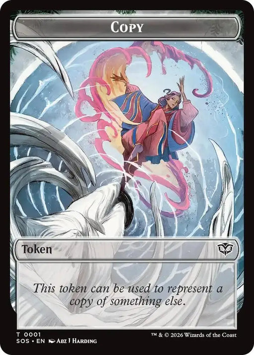 Copy // Spirit (0010) Double-Sided Token (1 // 10) [Secrets of Strixhaven]