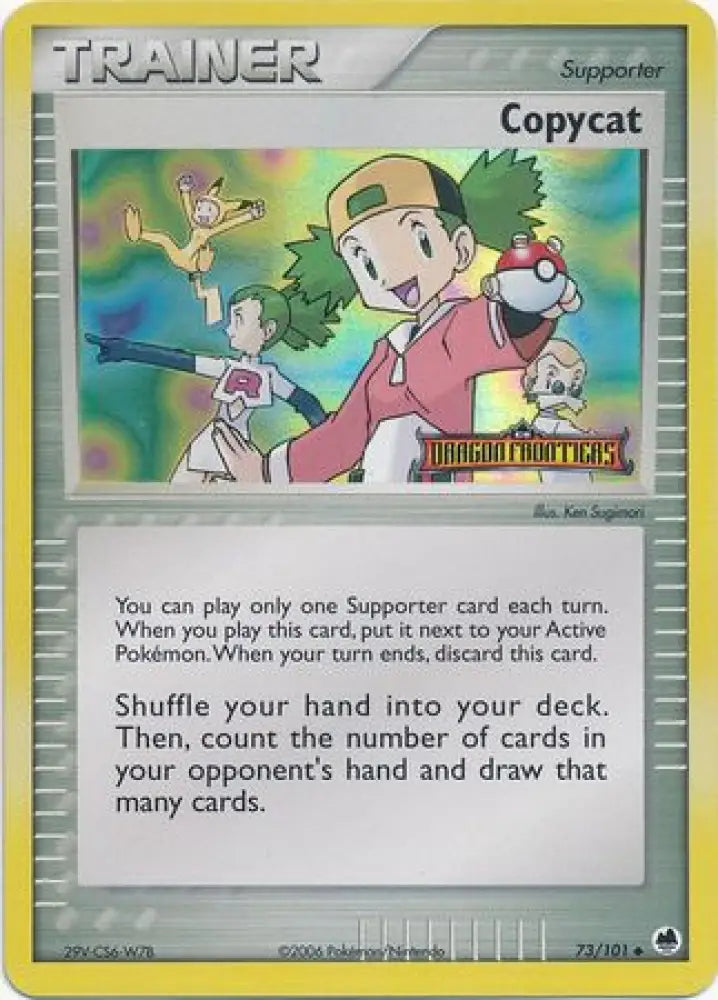 Copycat (73/101) (Stamped) [EX: Dragon Frontiers] - Pokemon Single