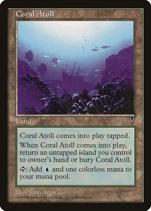 Coral Atoll [Visions] - MTG Single
