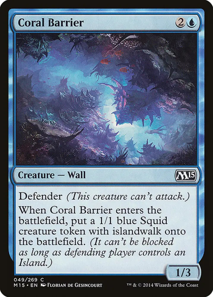 Coral Barrier [Magic 2015] - MTG Single