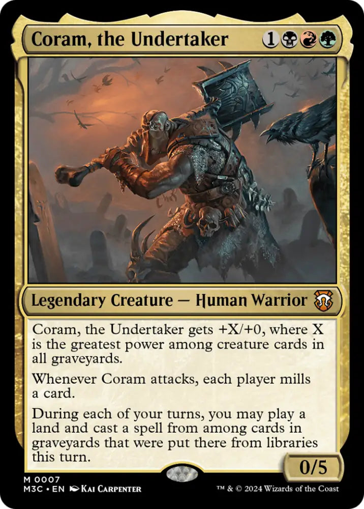Coram the Undertaker [Modern Horizons 3 Commander] - MTG Single