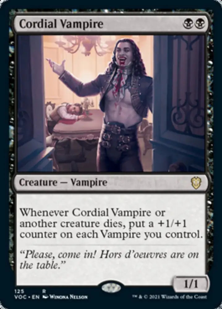 Cordial Vampire [Innistrad: Crimson Vow Commander] - MTG Single