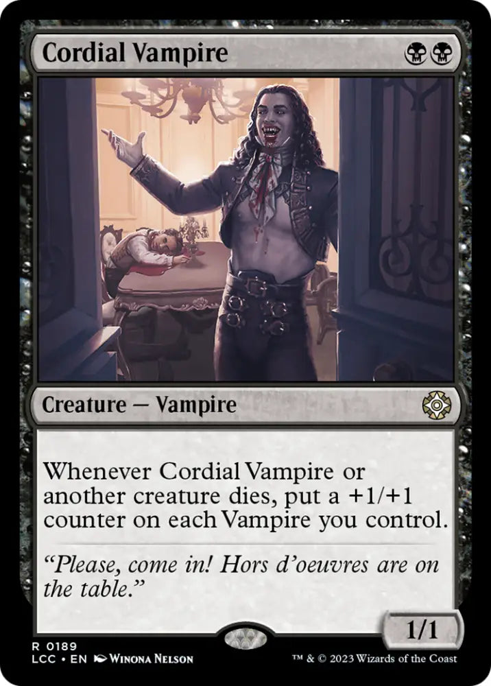 Cordial Vampire [The Lost Caverns of Ixalan Commander] - MTG Single