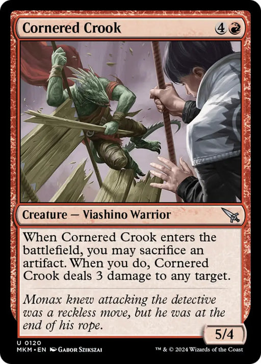 Cornered Crook [Murders at Karlov Manor] - MTG Single