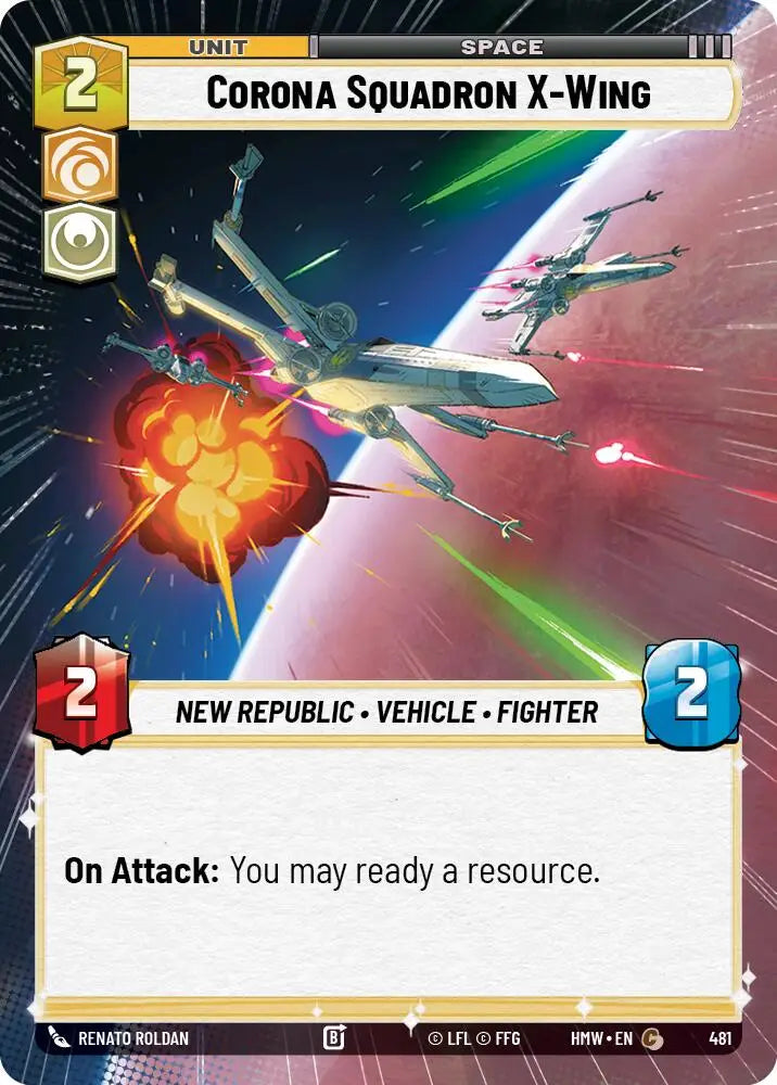 Corona Squadron X-Wing (Hyperspace) (481) [Homeworlds]