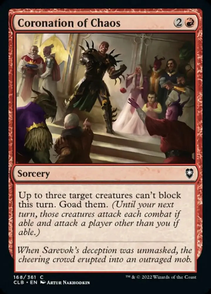 Coronation of Chaos [Commander Legends: Battle for Baldur’s Gate] - MTG Single