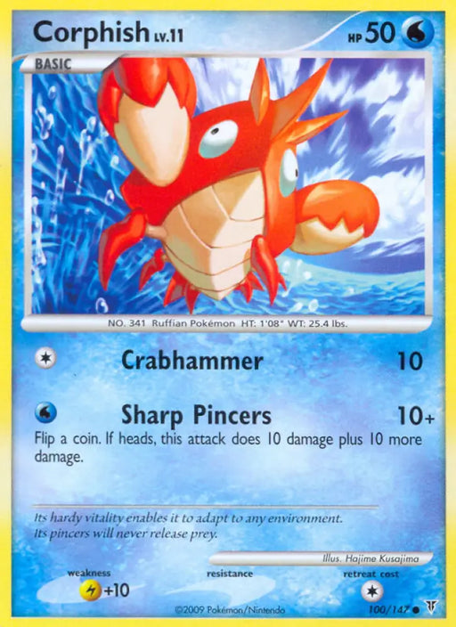 Corphish (100/147) [Platinum: Supreme Victors] - Pokemon Single
