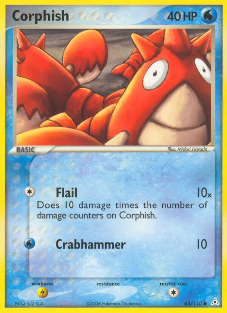 Corphish (63/110) [EX: Holon Phantoms] - Pokemon Single