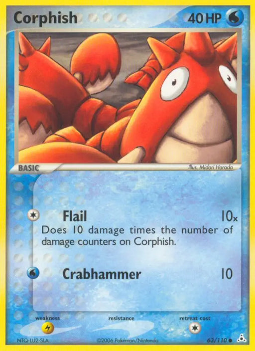 Corphish (63/110) [EX: Holon Phantoms] - Pokemon Single