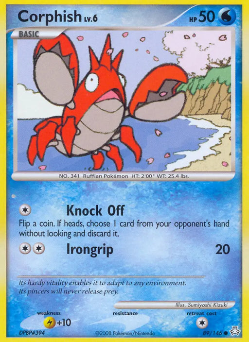 Corphish (89/146) [Diamond & Pearl: Legends Awakened] - Pokemon Single