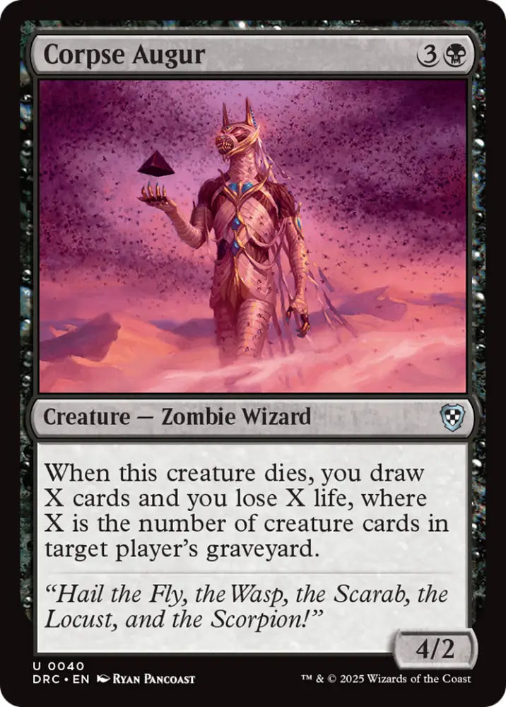 Corpse Augur [Aetherdrift Commander] - MTG Single