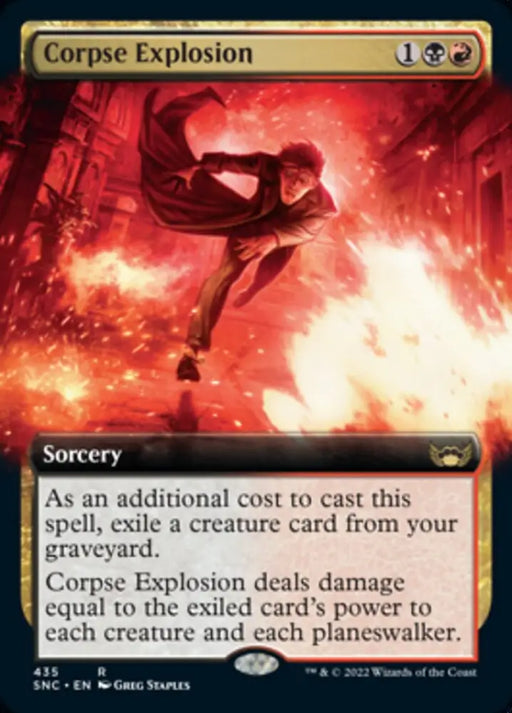 Corpse Explosion (Extended Art) [Streets of New Capenna] - MTG Single