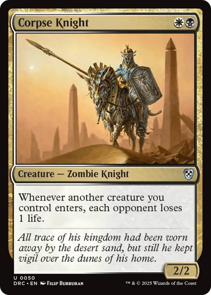 Corpse Knight [Aetherdrift Commander] - MTG Single