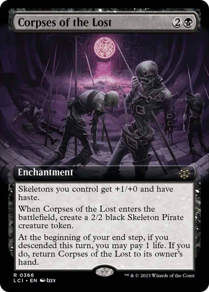 Corpses of the Lost (Extended Art) [The Lost Caverns of Ixalan] - MTG Single