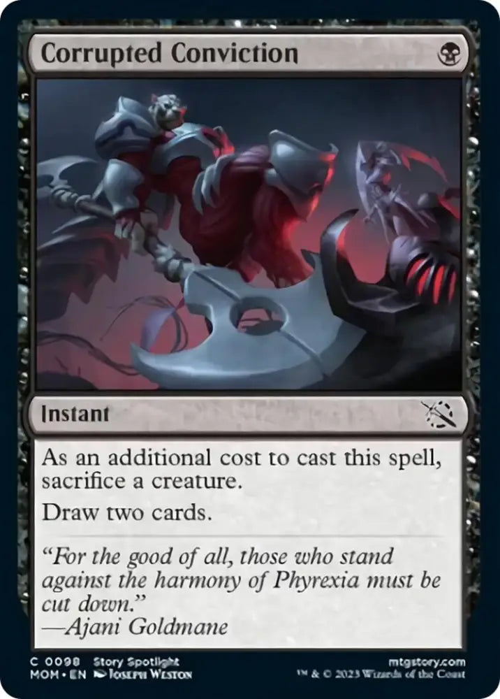 Corrupted Conviction [March of the Machine] - MTG Single