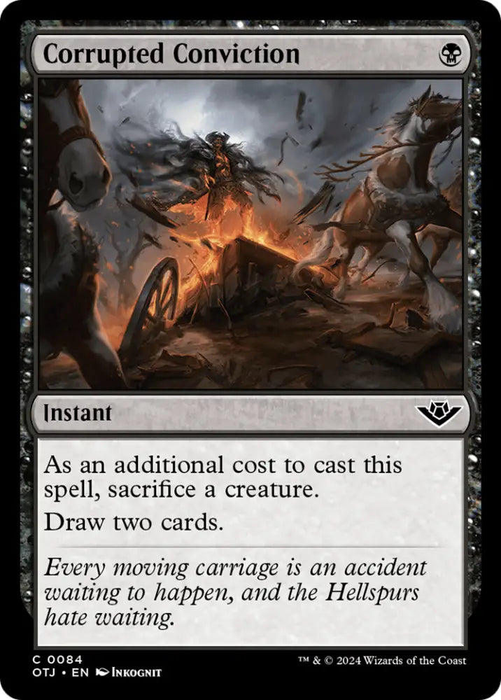 Corrupted Conviction [Outlaws of Thunder Junction] - MTG Single