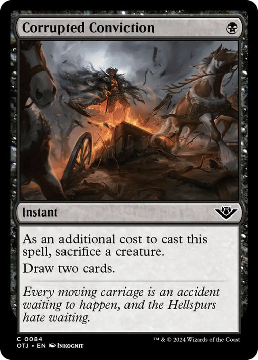 Corrupted Conviction [Outlaws of Thunder Junction] - MTG Single