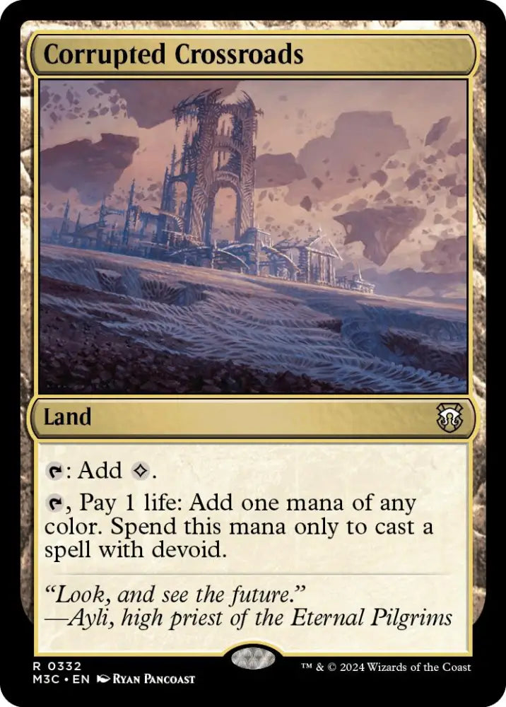 Corrupted Crossroads [Modern Horizons 3 Commander] - MTG Single