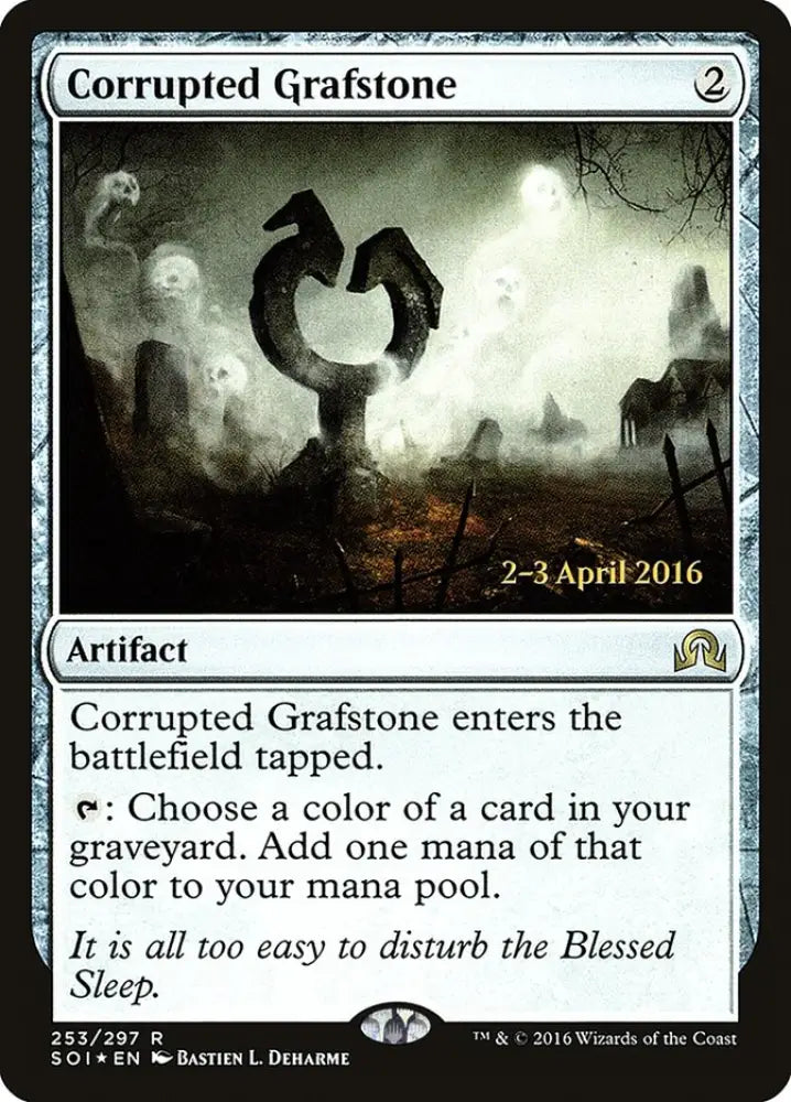 Corrupted Grafstone [Shadows over Innistrad Prerelease Promos] - MTG Single