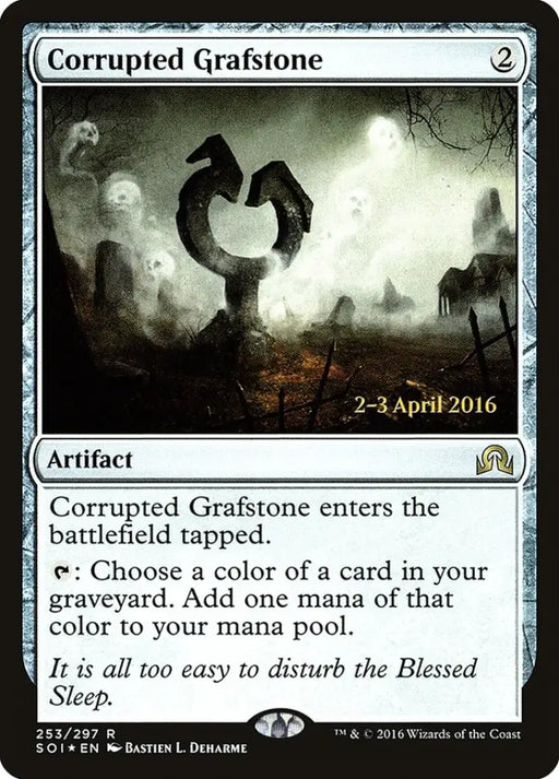 Corrupted Grafstone [Shadows over Innistrad Prerelease Promos] - MTG Single