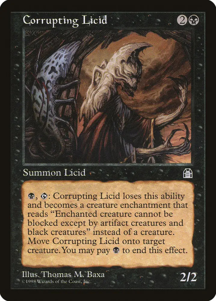 Corrupting Licid [Stronghold] - MTG Single