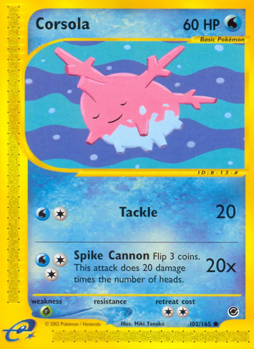 Corsola (102/165) [Expedition: Base Set] - Pokemon Single