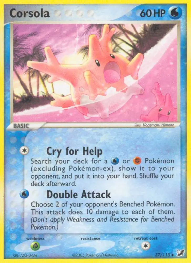 Corsola (37/115) [EX: Unseen Forces] - Pokemon Single