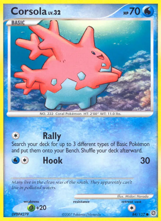 Corsola (84/132) [Diamond & Pearl: Secret Wonders] - Pokemon Single