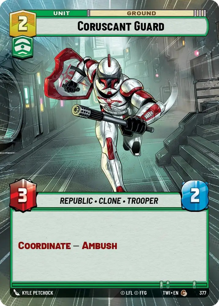 Coruscant Guard (Hyperspace) (377) [Twilight of the Republic] - Star Wars: Unlimited Single