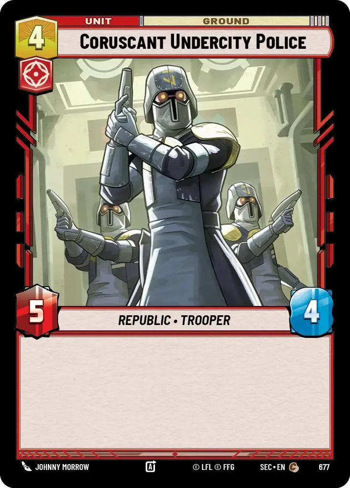 Coruscant Undercity Police (Foil) (677) [Secrets of Power]