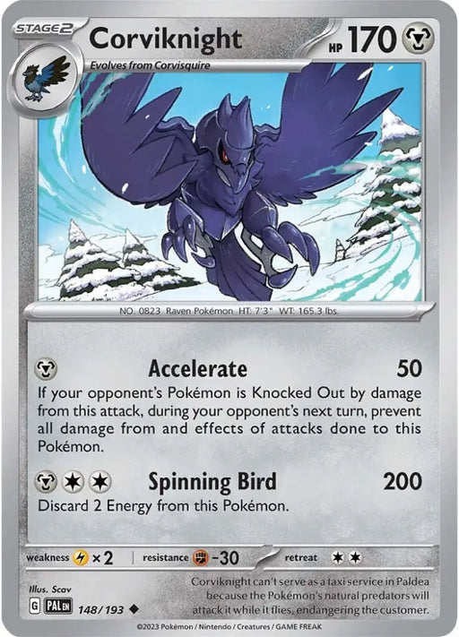 Corviknight (148/193) [Scarlet & Violet: Paldea Evolved] - Pokemon Single