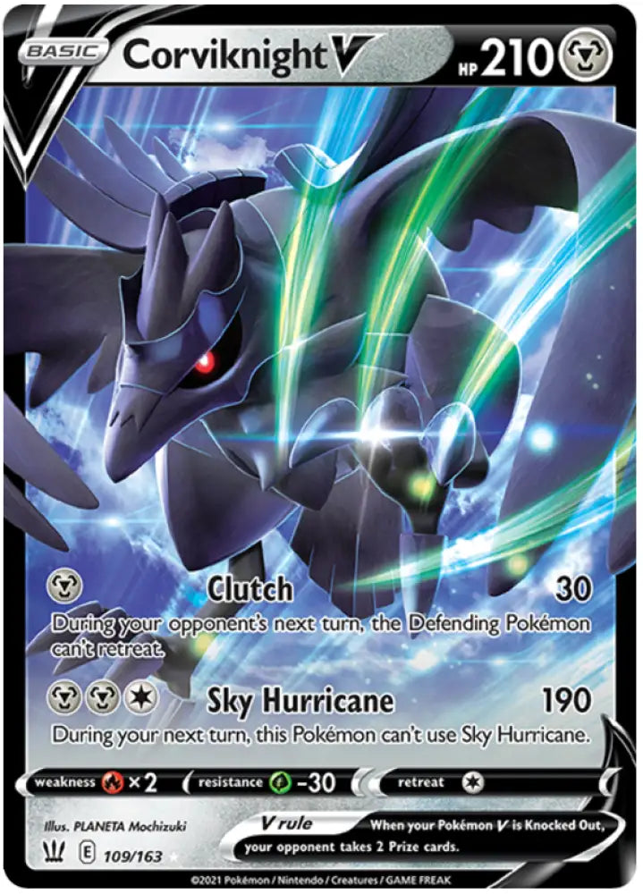 Corviknight V (109/163) [Sword & Shield: Battle Styles] - Pokemon Single