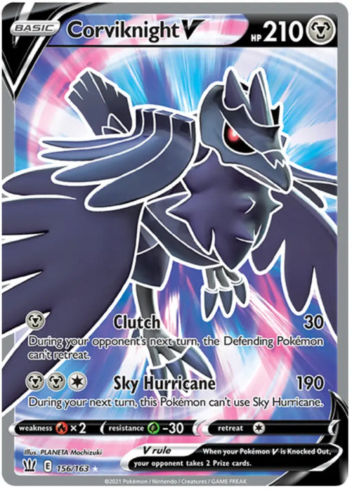 Corviknight V (156/163) [Sword & Shield: Battle Styles] - Pokemon Single