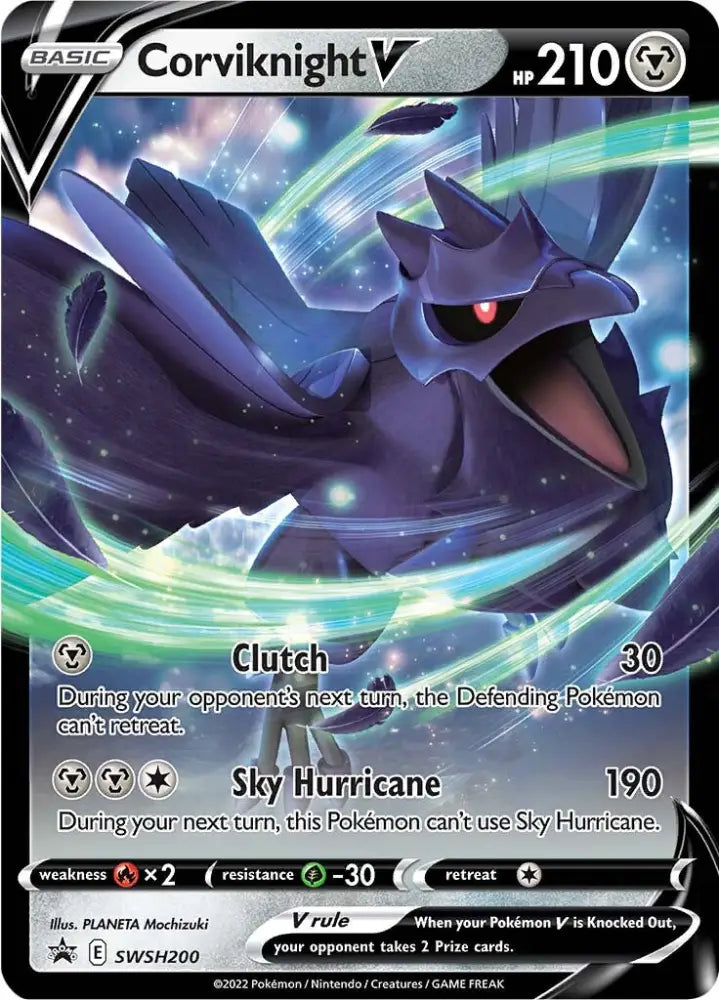 Corviknight V (SWSH200) [Sword & Shield: Black Star Promos] - Pokemon Single