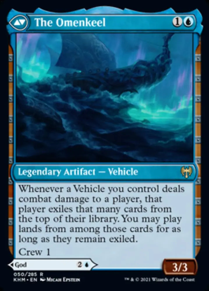 Cosima God of the Voyage // The Omenkeel [Kaldheim] - MTG Single