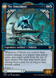 Cosima God of the Voyage // The Omenkeel (Showcase) [Kaldheim] - MTG Single