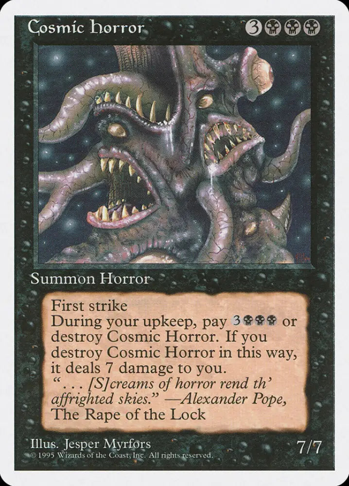 Cosmic Horror [Fourth Edition] - MTG Single