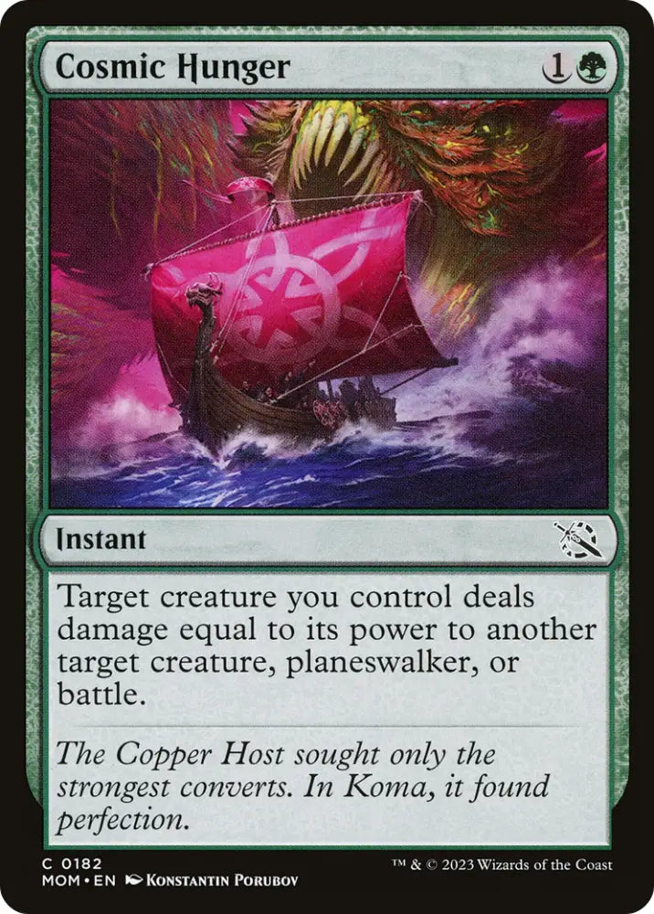 Cosmic Hunger [March of the Machine] - MTG Single