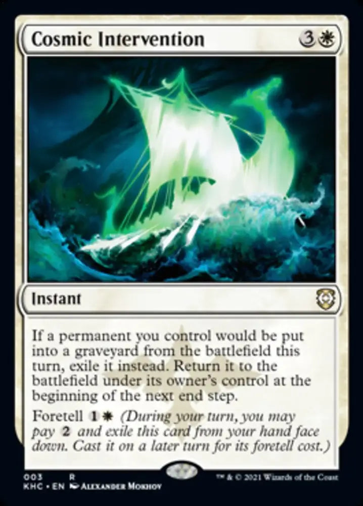 Cosmic Intervention [Kaldheim Commander] - MTG Single