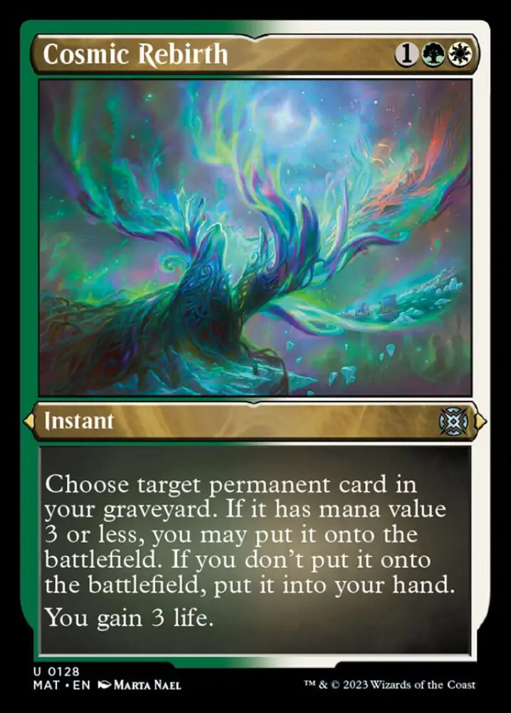 Cosmic Rebirth (Foil Etched) [March of the Machine: The Aftermath] - MTG Single