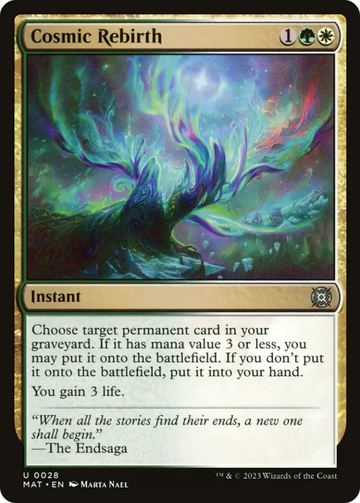 Cosmic Rebirth [March of the Machine: The Aftermath] - MTG Single
