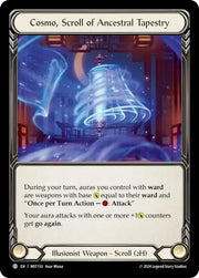 Cosmo Scroll of Ancestral Tapestry // Beckoning Mistblade [Part the Mistveil] - Flesh And Blood Single