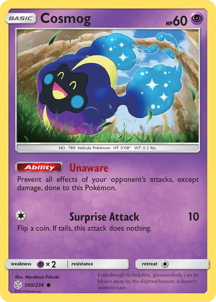 Cosmog (100/236) [Sun & Moon: Cosmic Eclipse] - Pokemon Single