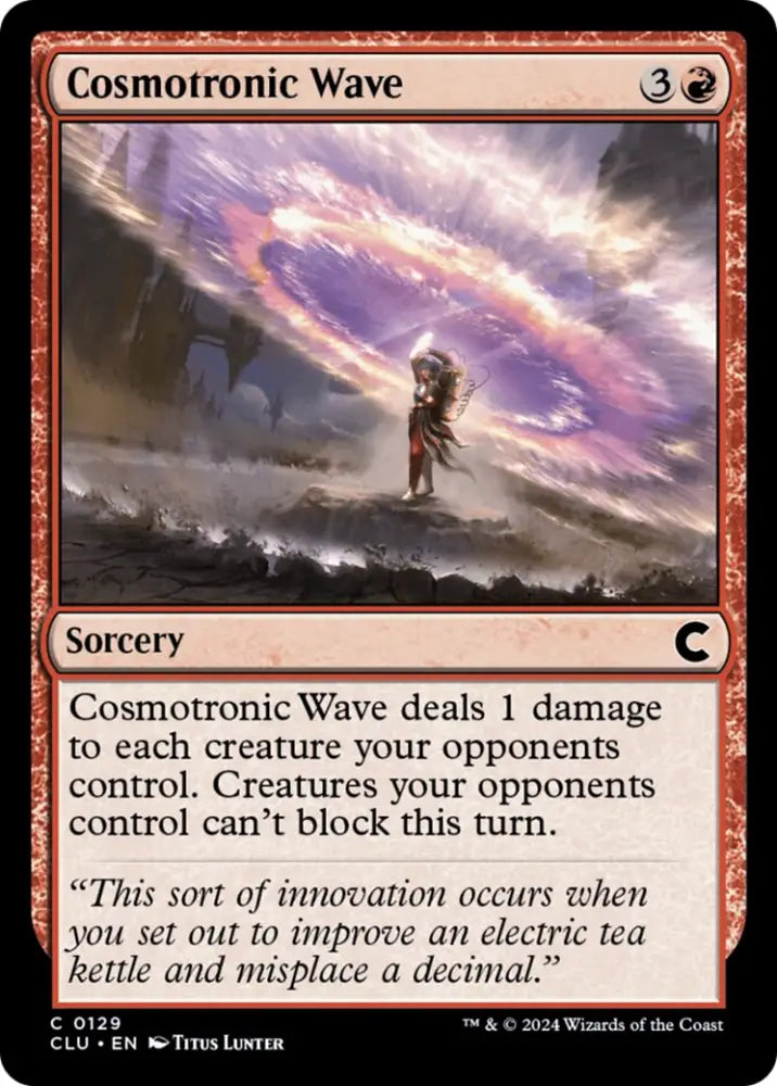 Cosmotronic Wave [Ravnica: Clue Edition] - MTG Single