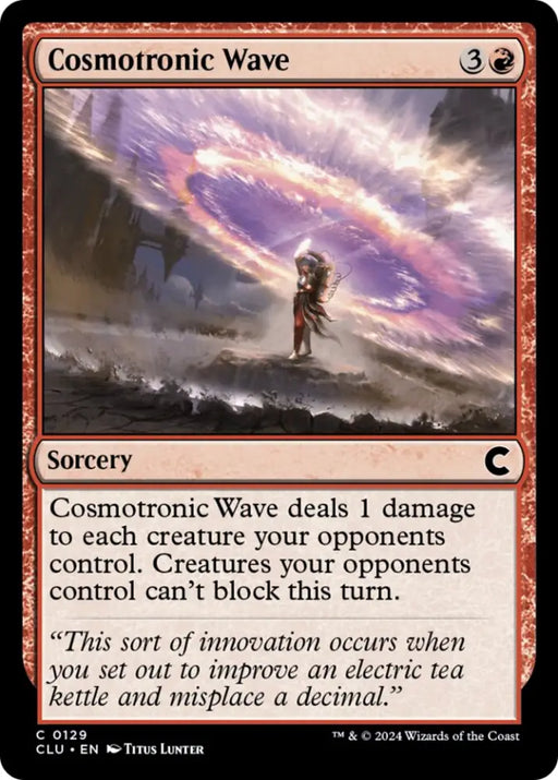 Cosmotronic Wave [Ravnica: Clue Edition] - MTG Single