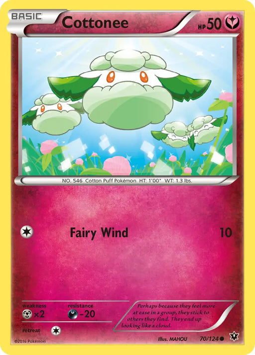 Cottonee (70/124) [XY: Fates Collide] - Pokemon Single