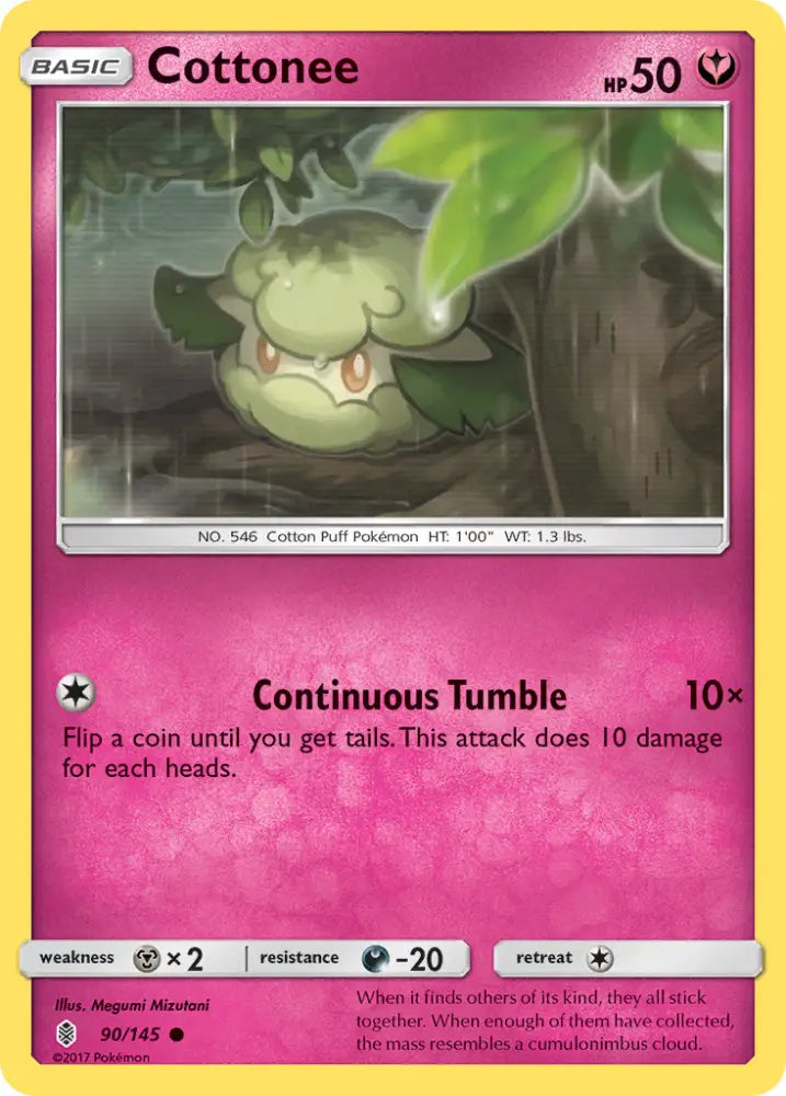 Cottonee (90/145) [Sun & Moon: Guardians Rising] - Pokemon Single