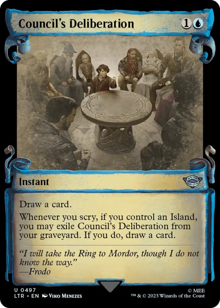 Council’s Deliberation [The Lord of the Rings: Tales of Middle-Earth Showcase Scrolls] - MTG Single